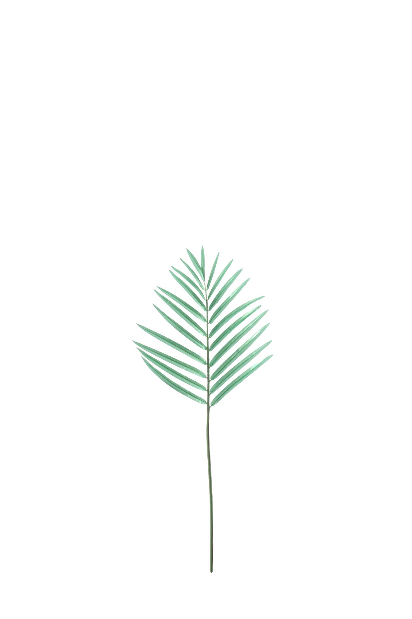 Palm Ornament 30x78 cm metallic groen