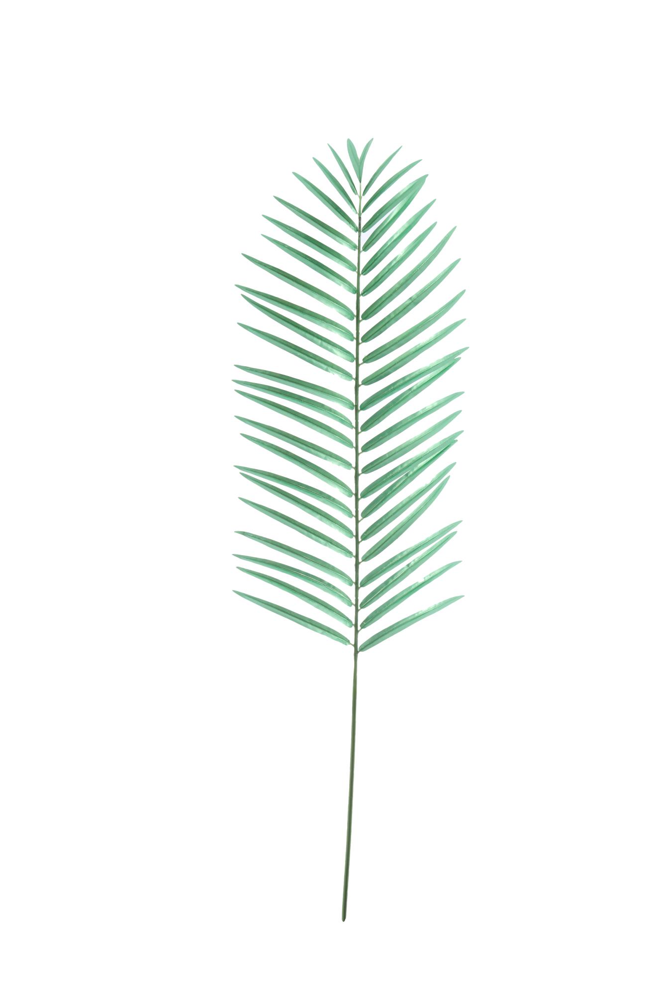 Palm Ornament 35x105 cm metallic groen