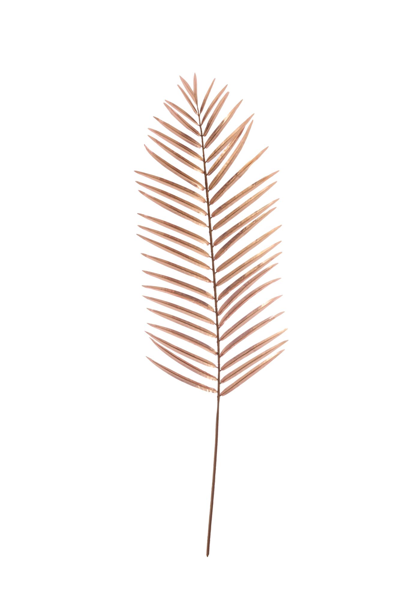 Palm Ornament 35x105 cm metallic perzik