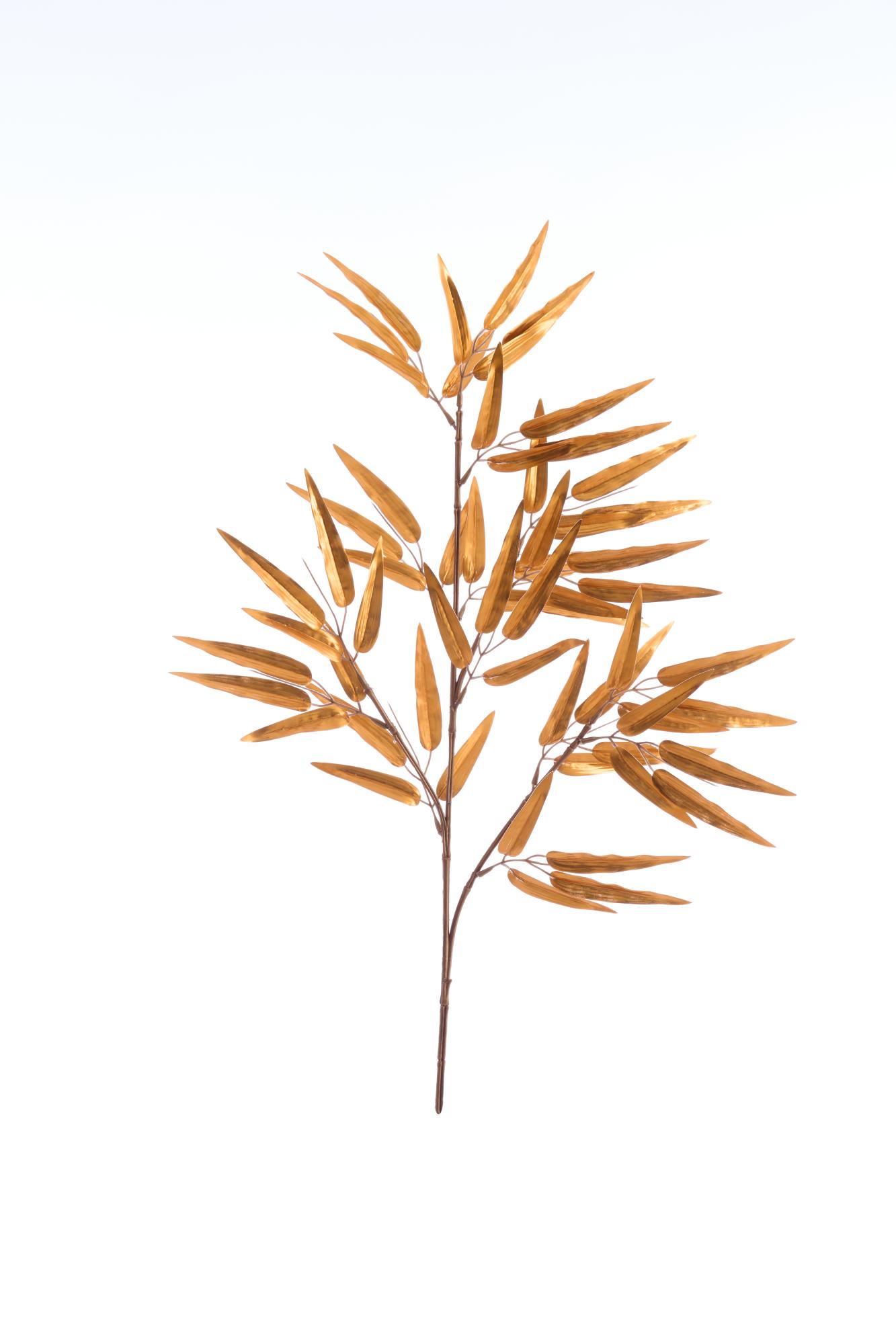 Bambo Ornament 40x74 cm metallic oranje