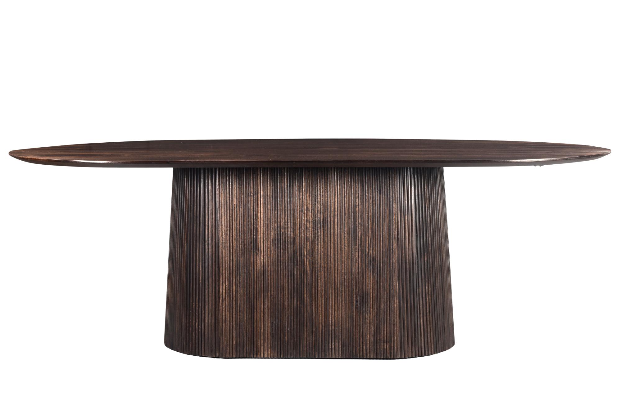 Silvain eetkamertafel walnut 230 cm