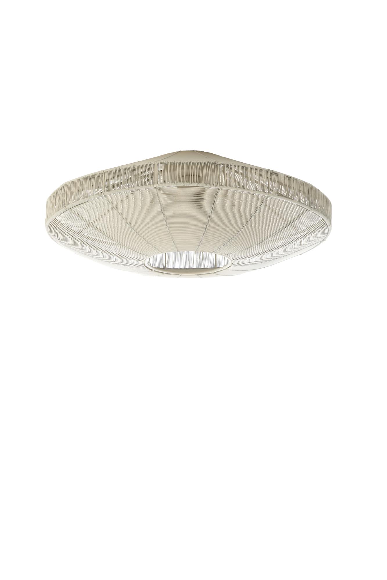 Bahala Plafonnière Ø51x18 cm mat crème
