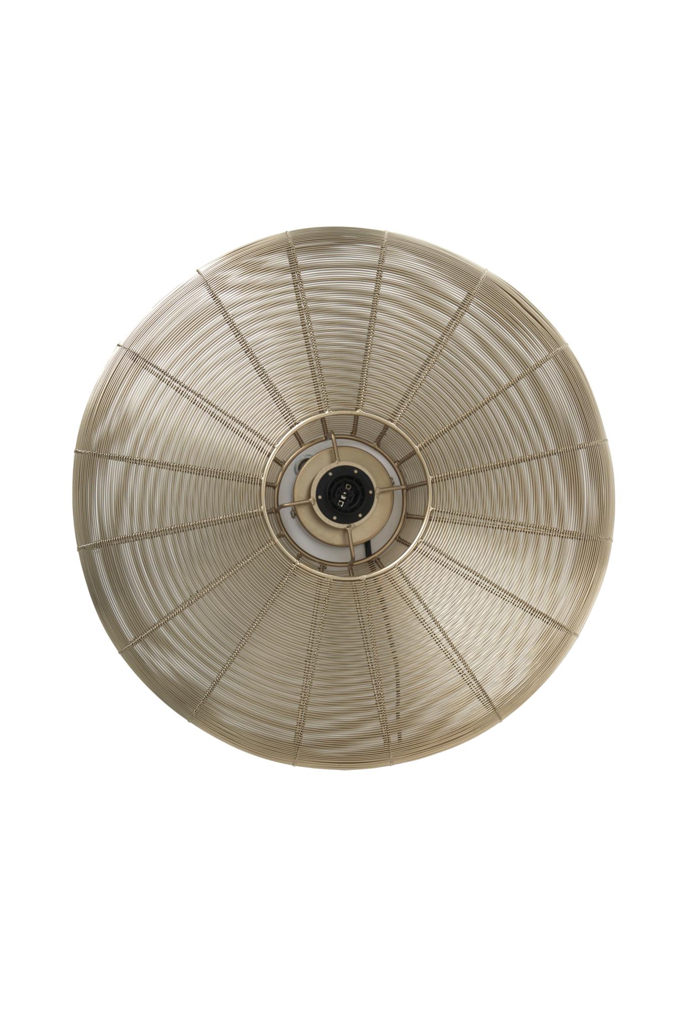 Bahori Plafonnière Ø51x18 cm licht goud