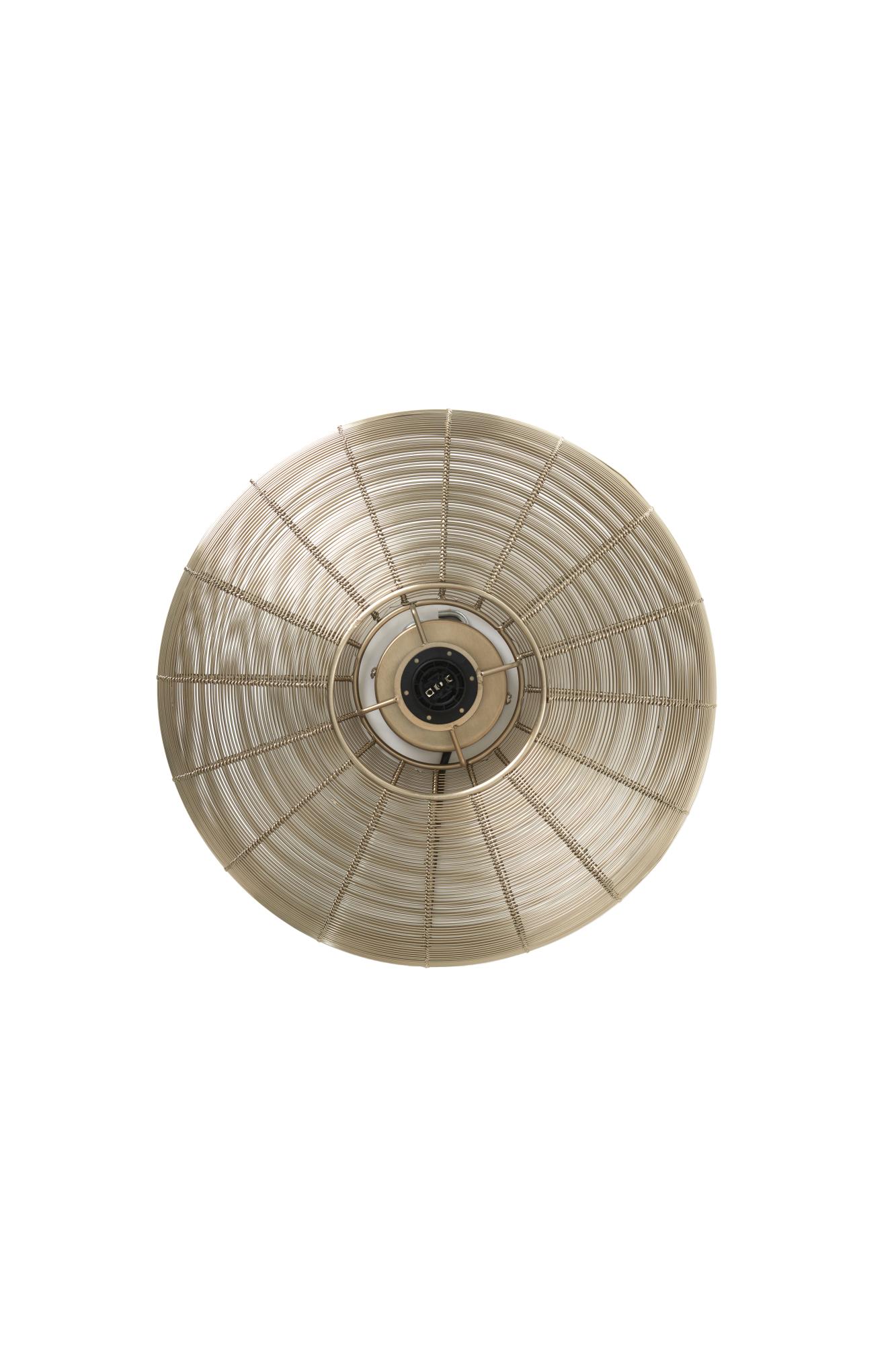 Bahori Plafonnière Ø40x17 cm licht goud