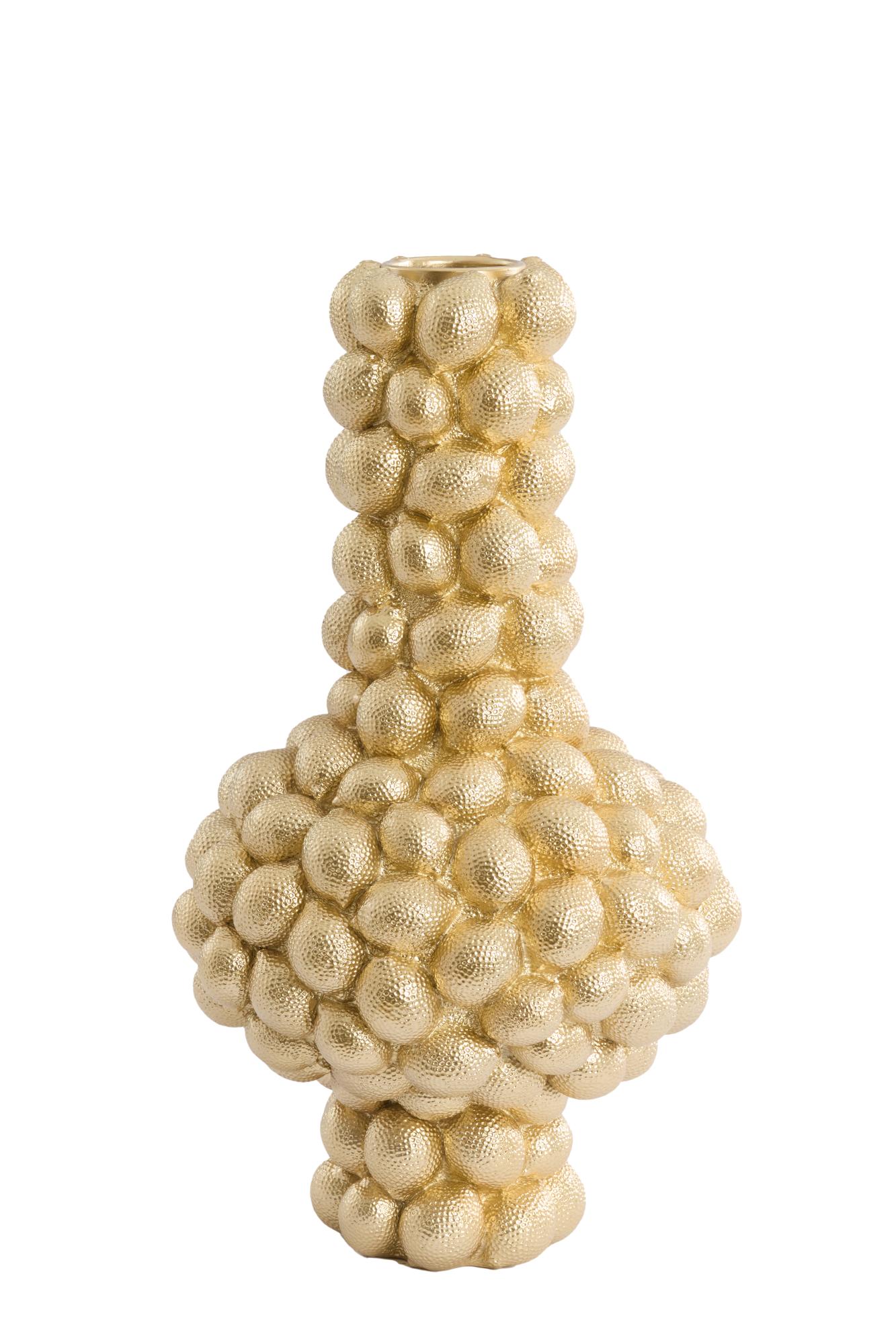 Lemon Vaas deco Ø32x62 cm goud
