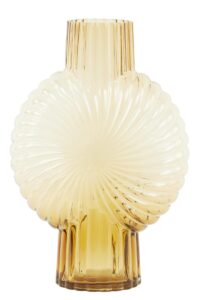 Mia Vaas 27x13x40 cm glas perzik
