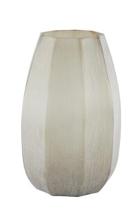 Braden Vaas Ø23x38 cm glas licht bruin