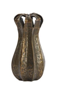 Abajo Vaas deco Ø23x43 cm antiek brons