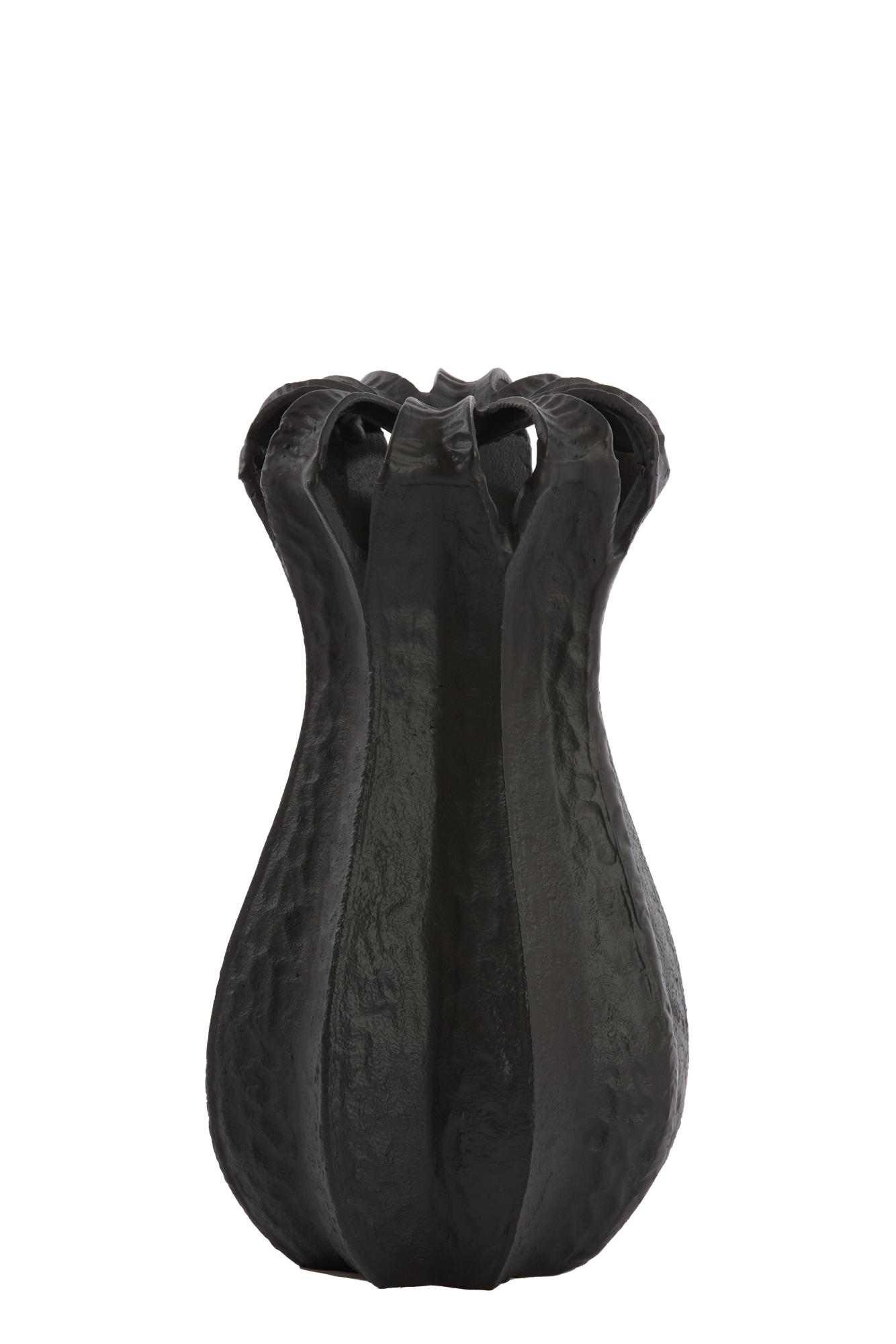 Abajo Vaas deco Ø20x36 cm mat zwart