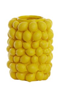 Lemon Vaas deco Ø31x41 cm geel