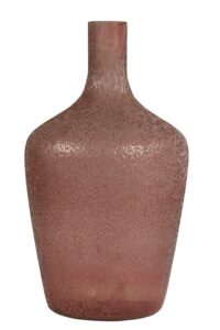 Molusi Vaas Ø20x40 cm glas donker koper-koper