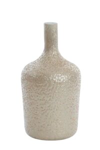 Molusi Vaas Ø16x29 cm glas crème-goud