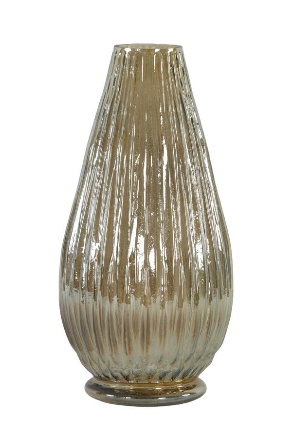 Balineo Vaas Ø23x45 cm smoke glas luster
