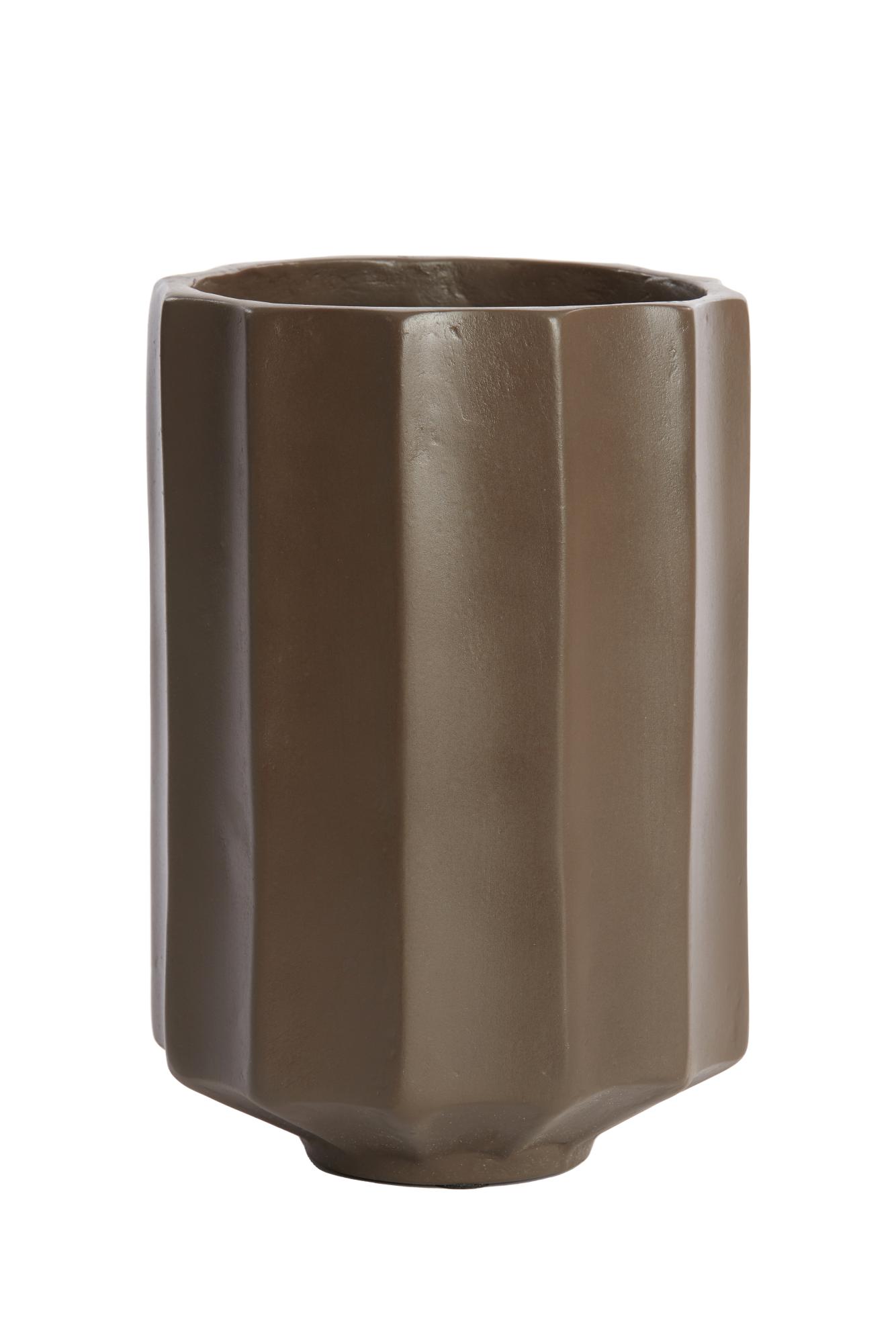 Salou Pot deco Ø22x32 cm bruin