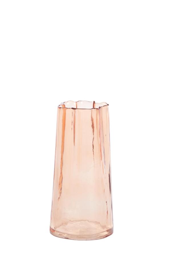 Murada Vaas Ø10x20 cm glas perzik
