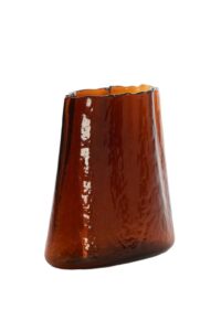 Murada Vaas 20x10x20 cm glas bruin