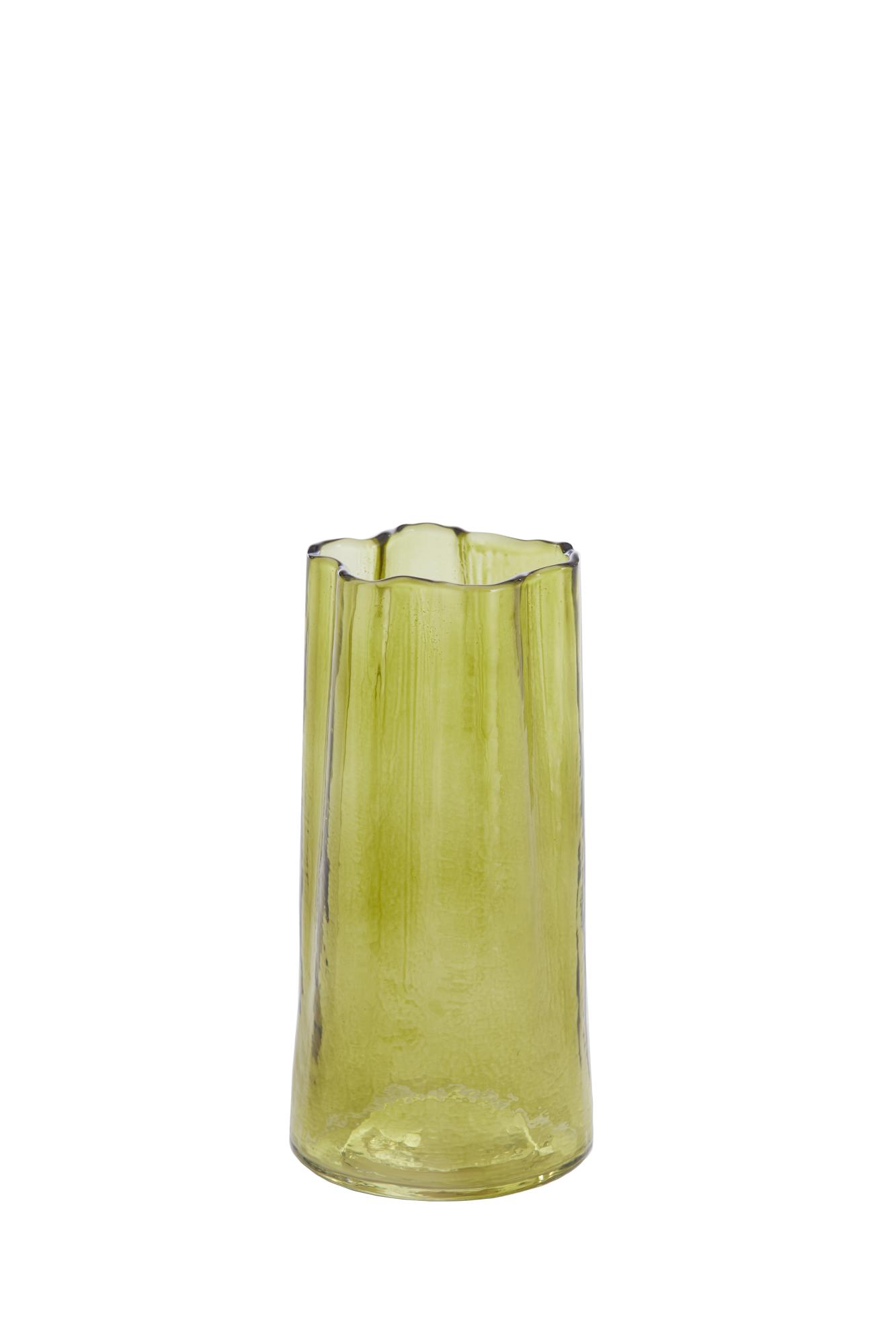 Murada Vaas Ø10x20 cm glas groen