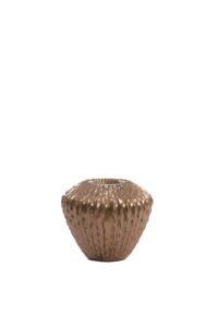 Cacti Vaas deco Ø32x28 cm antiek brons