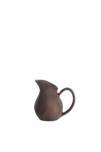 Alonza Vaas deco 13x9x13 cm donker bruin