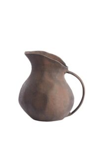Alonza Vaas deco 22x17x21 cm donker bruin
