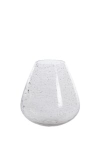 Laterza Vaas Ø27x30 cm glas steenslag helder