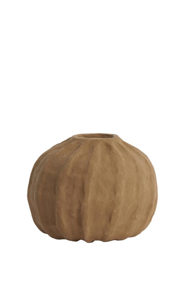 Maleko Pot deco Ø25x20 cm bruin