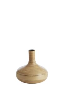 Tolimu Vaas deco Ø25x25 cm bamboe naturel