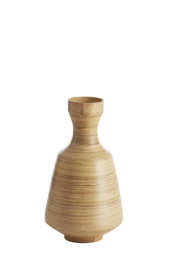 Tulu Vaas deco Ø22x40 cm bamboe naturel