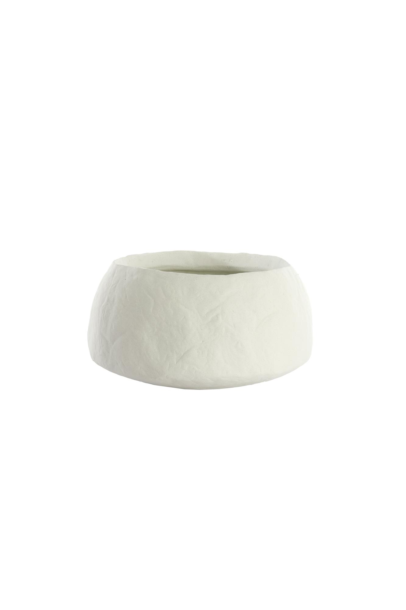 Tingri Vaas deco Ø56x29 cm crème