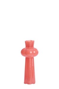 Kortesu Vaas Ø11x25 cm glas roze