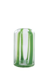 Mulot Vaas Ø10x17 cm glas helder-groen