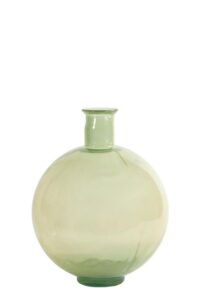 Sossano Vaas Ø34x44 cm glas melk licht geel
