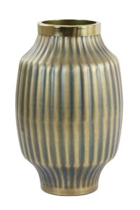 Dazou Vaas deco Ø23x37 cm antiek brons