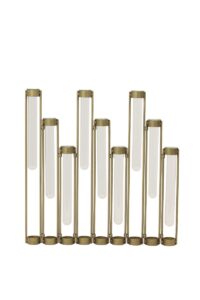 Tube Vaas deco 39x3x39 cm antiek brons