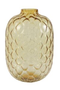 Carino Vaas Ø34x50 cm glas amber