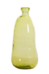 Lido Vaas Ø22x51 cm glas geel