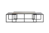 Kumalu Salontafel S/3 max 120x60x45 cm antiek brons