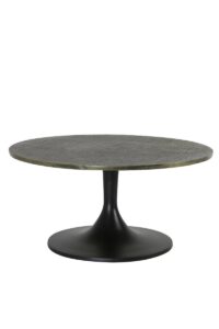 Rickerd Salontafel Ø76x36 cm antiek brons+zwart