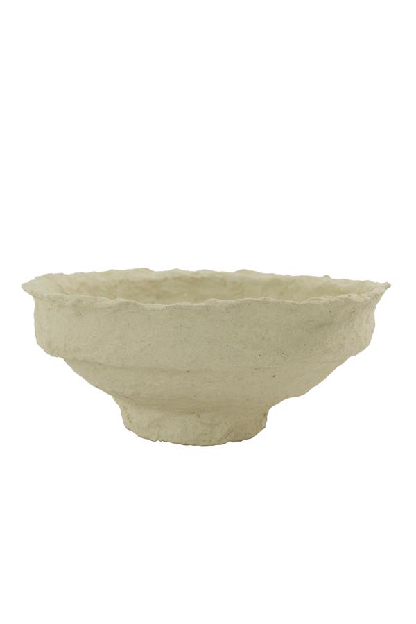 Gelan Schaal deco Ø25x10 cm naturel