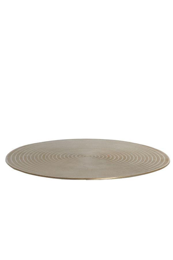 Bojan Plateau Ø60 cm licht goud