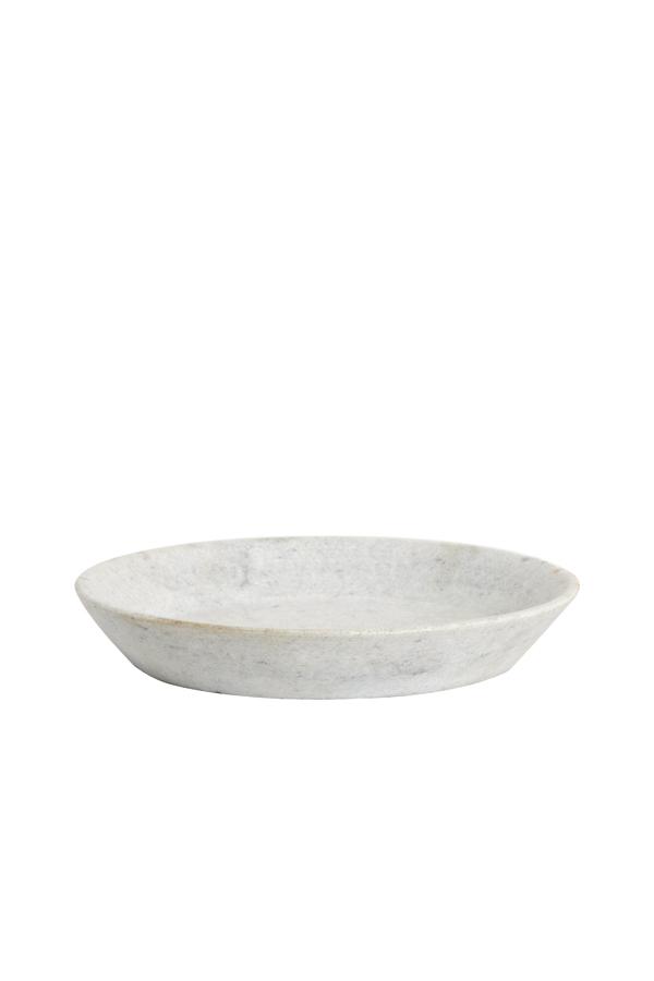 Couzana Schaal Ø30 cm marmer wit