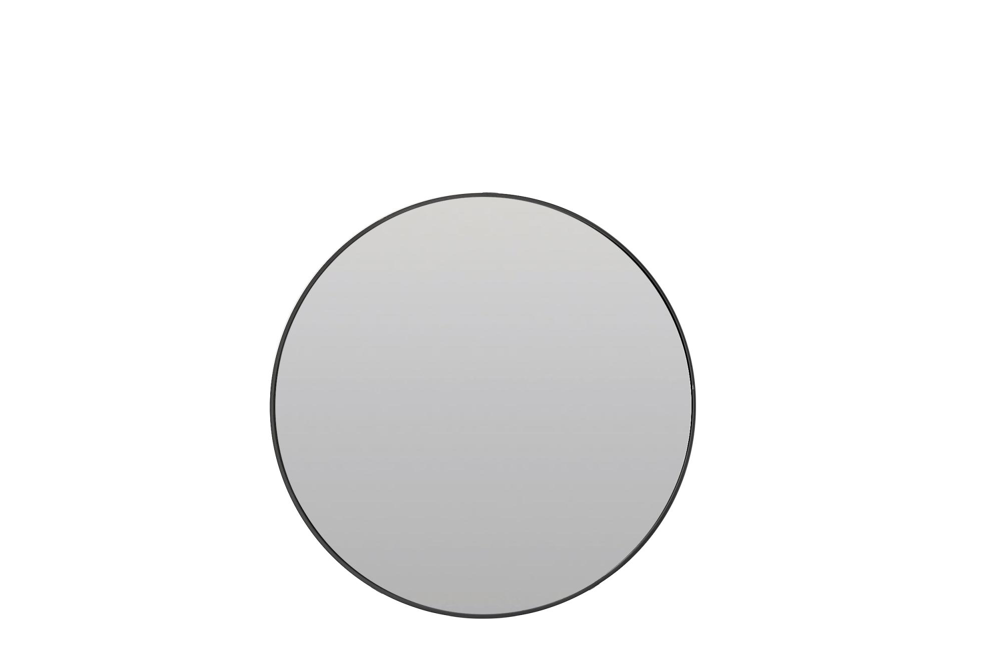 Espej Spiegel Ø50 cm helder glas+zwart