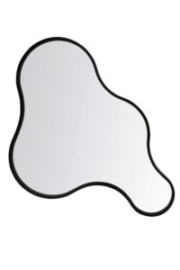 Suva Spiegel 65x4x63 cm mat zwart