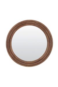 Florion Spiegel Ø100x4 cm hout bruin