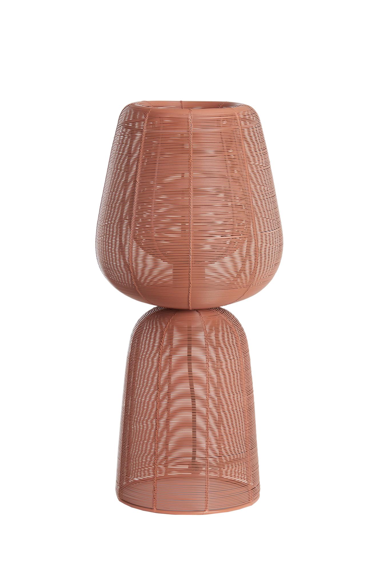 Aboso Tafellamp Ø24x54 cm koraal