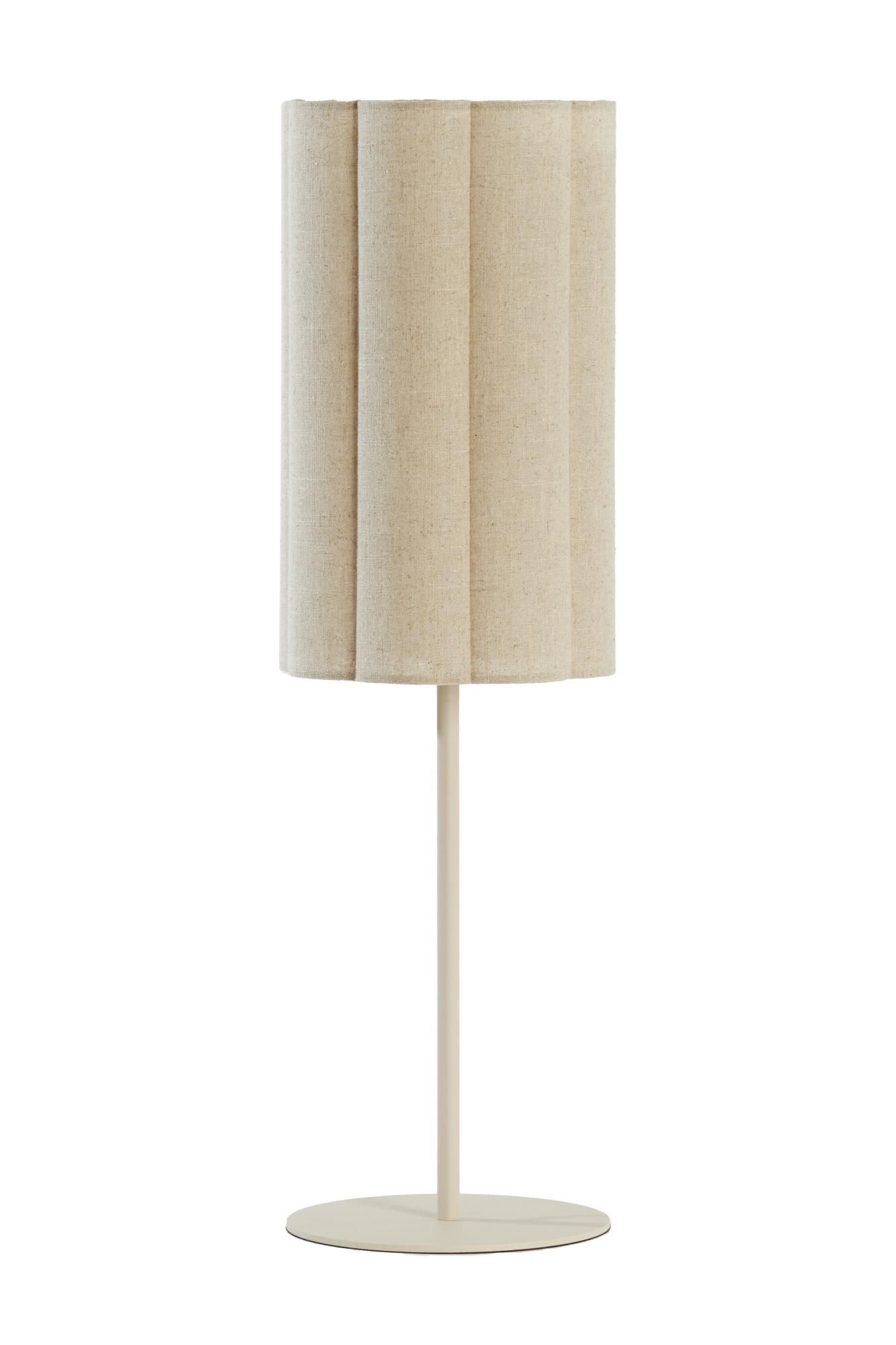 Fringe Tafellamp Ø20x70 cm naturel+crème