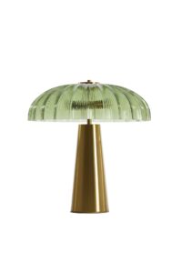 Fungo Tafellamp 2L Ø40x51 cm glas groen+goud