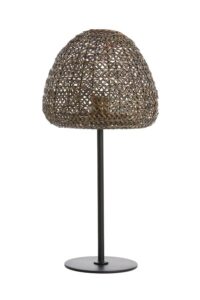 Finou Tafellamp Ø28x56 cm antiek brons+mat zwart