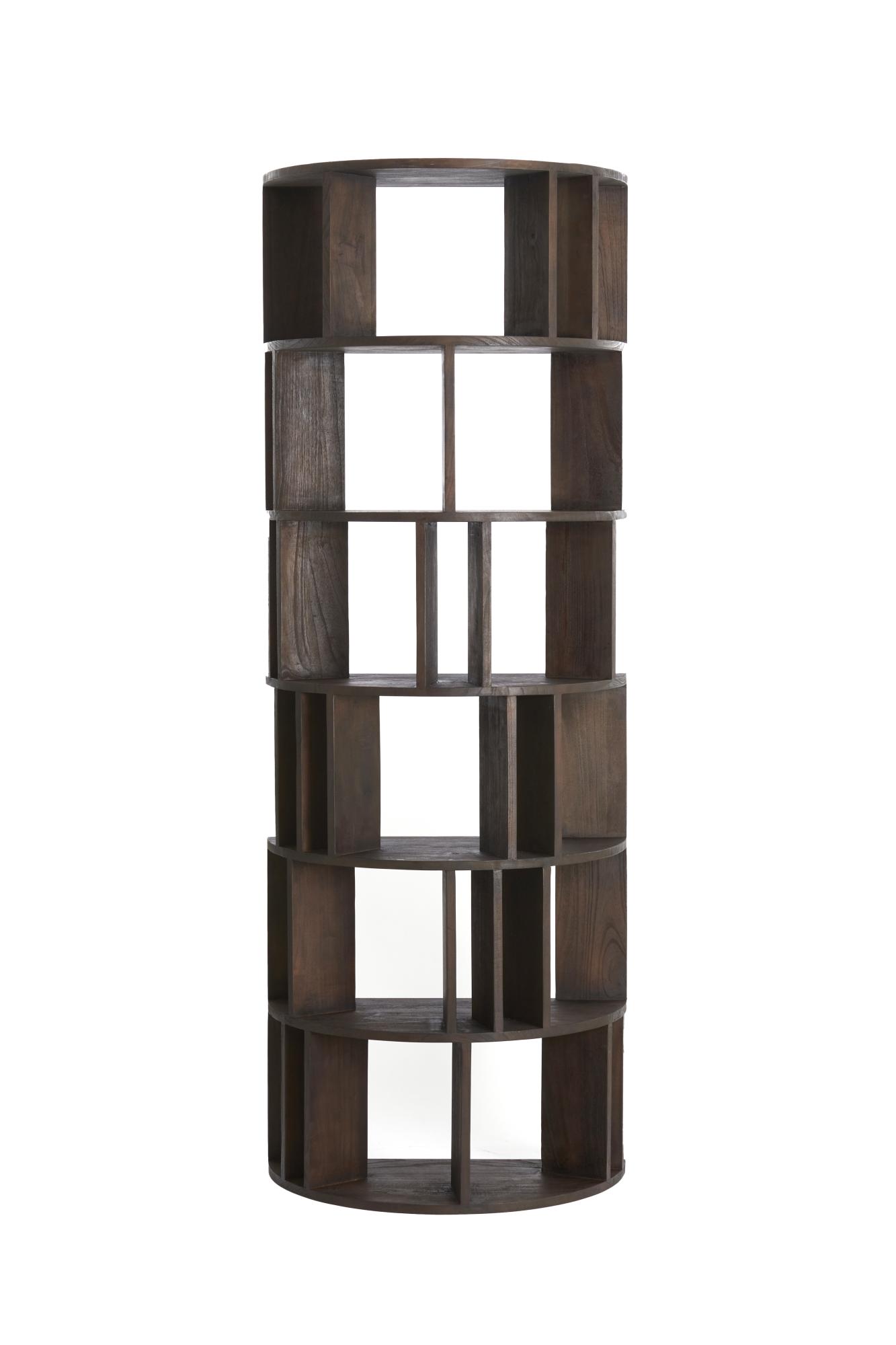 Louisa Kast 76x38x210 cm hout donker bruin