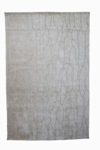 Latis Vloerkleed 300x200 cm licht grijs+bruin